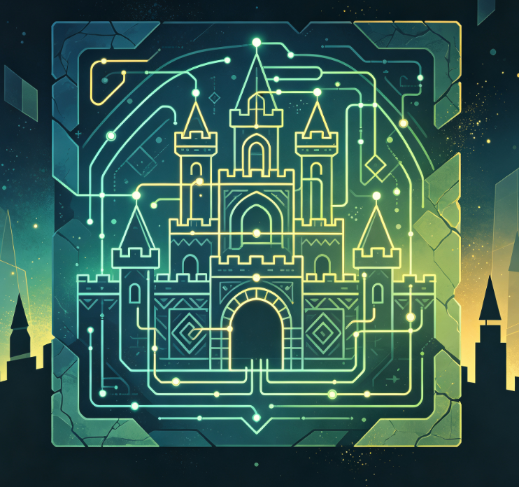 17 Castle-Themed One-Line Puzzle Game – Complex Lines & Brain-Teasing Fun - Image 1