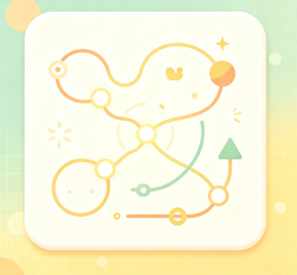 Simple Cartoon One-Line Drawing Game – Educational Fun for Young Children at Home